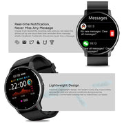 LIGE 2023 New Smart Watch Men Full Touch Screen Sport Fitness Watch IP67 Waterproof Bluetooth For Android ios smartwatch Men+box