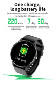 Men Smart Watch Full Touch Screen Digital Fitness Tracker IP68 Waterproof Sports Smartwatch for Women Xiaomi Huawei Phones 2023