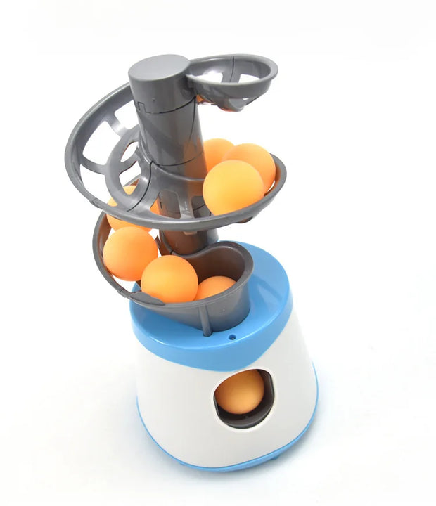 High Quality Portable Table Tennis Ball Pitcher Dual Power Supply Version Ping Pong Ball Robot Pitching Machine For Trainers