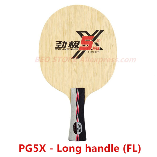 DHS PG5 PG5X POWER-G 5 PG 5 Table Tennis Blade (5+2 Arylate Carbon) ALC Racket Original DHS Ping Pong Bat