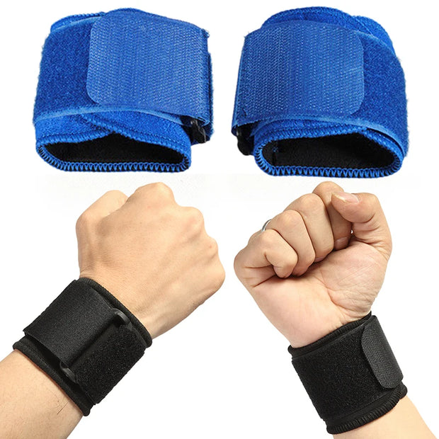 Adjustable Soft Wristbands Wrist Support Bracers For Gym Sports Wristband Carpal Protector Breathable Wrap Band Strap Safety