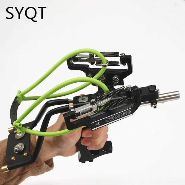 4-color Metal Laser Slingshot Hunting Fishing Professional Sling Shot Outdoor Hunting Shooting Sports Powerful Bow and Arrow