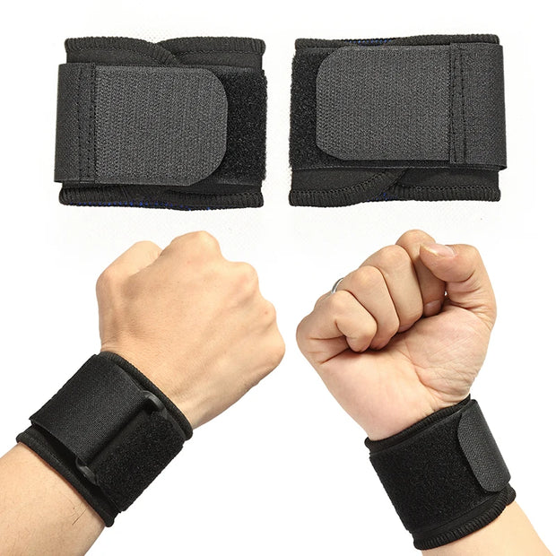 Adjustable Soft Wristbands Wrist Support Bracers For Gym Sports Wristband Carpal Protector Breathable Wrap Band Strap Safety