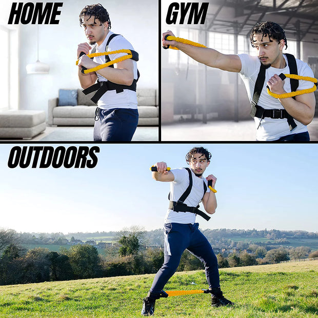 Multifunctional Resistance Bands for Training, Boxing Exercise Booster, Home Gym, Stretching Band