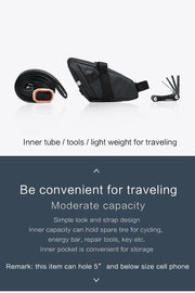 RHINOWALK Bicycle Bag Waterproof Bike Storage Saddle Bag Seat Cycling Tail Rear reflectiv Bag Saddle Bolsa Bicicleta accessories