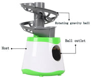 High Quality Portable Table Tennis Ball Pitcher Dual Power Supply Version Ping Pong Ball Robot Pitching Machine For Trainers