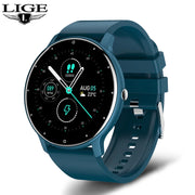 LIGE 2023 Smart watch Ladies Full touch Screen Sports Fitness watch IP67 waterproof Bluetooth For Android iOS Smart watch Female