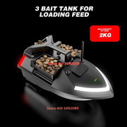 Smart 40 Points GPS Fishing Bait Boat GPS Auto Return RC Nesting Boat 2KG Loading 500M Distance Fixed Speed Cruise Bait Boat Toy