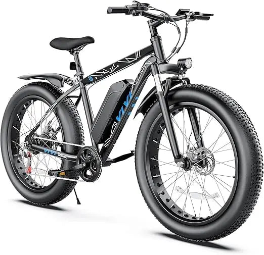 Electric Bike 26" x 4.0 Fat Tire Electric Bike with Peak 1000W , 25MPH , 48V 13AH Removable Lithium-ion Battery Up to 60 Miles