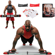 Push Up Machine | Home Fitness Equipment for Chest Workouts | Home Gym Equipment Includes Adjustable Resistance Bands