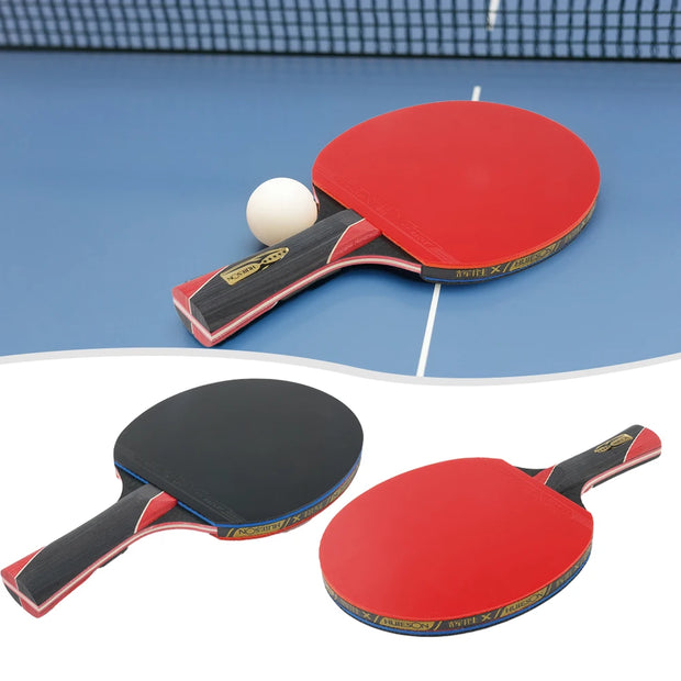 Ping Pong Paddle Hard Case Single Professional Training Carbon Table Tennis Bat Racket Ping Pong Paddle Table Tennis Rackets