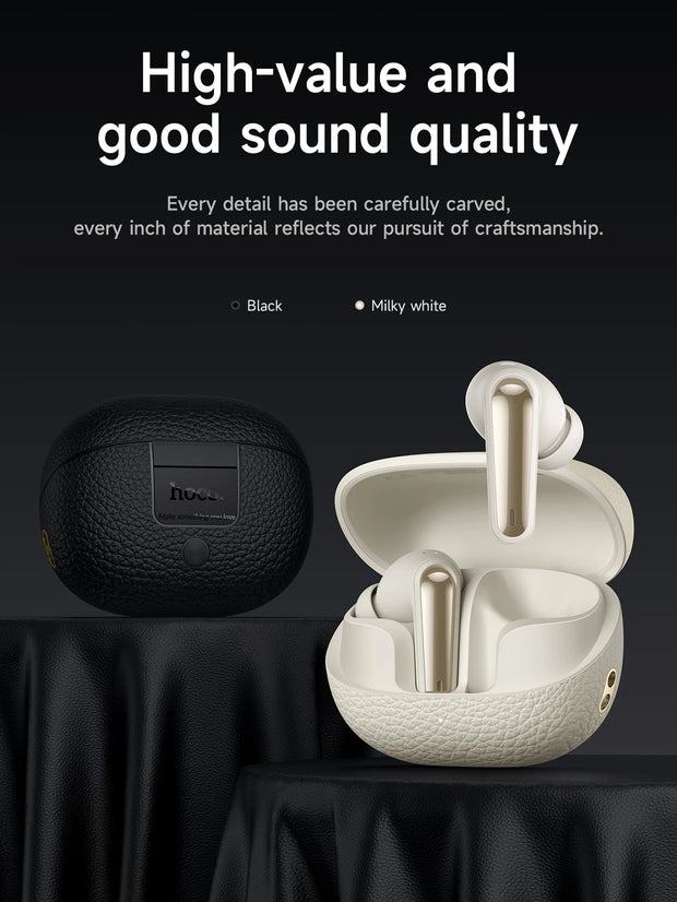 HOCO EQ23 Plus TWS Earphone Bluetooth 5.4 Noise Canceling  Headset Mic ENC HD Call Earbuds For iPhone 16 Pro Max Xiaomi Huawei