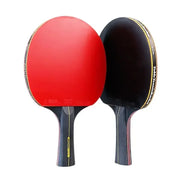 2PCS Professional 6 Star Table Tennis Racket Ping Pong Racket Set Pimples-in Rubber Hight Quality Blade Bat Paddle with Bag