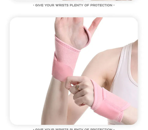 Unisex Wrist Guard Band Brace Support Carpal Tunnel Sprains Strain Gym Strap Sports Pain Relief Wrap Bandage Protective Gear