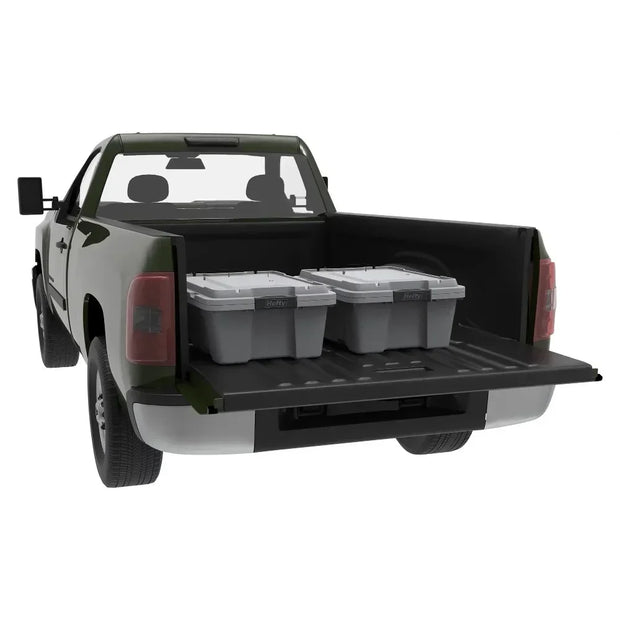 12 Gal Max Pro Plastic Utility Storage Tote, Gray, 6 Pack Tool  Box   Chest