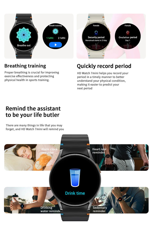 Fashion Galaxy Watch 7 Ultra Smart Watch GPS Sports Track AMOLED Screen HD Bluetooth Call Fitness Tracker Heart Rate Smartwatch