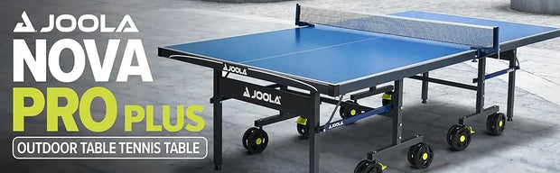 Outdoor Table Tennis Table with Waterproof Net Set - Quick Assembly - All Weather Aluminum Composite Outdoor Ping