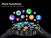 Smart Watch Bluetooth Call For Men Sports Outdoor Waterproof Watches Custom Dials Real Heart Rate Monitoring Man Smartwatch