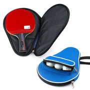 1PC 30x20cm Table Tennis Racket Bat Bag Black/blue Oxford Cloth Sponge Ping Pong Rackets Case For Blade Paddle Balls Storage