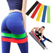 5 pc Various Color Yoga Sport Resistance Bands gym equipment TPE Home Fitness Elastic Bands Pilates strength training   workout