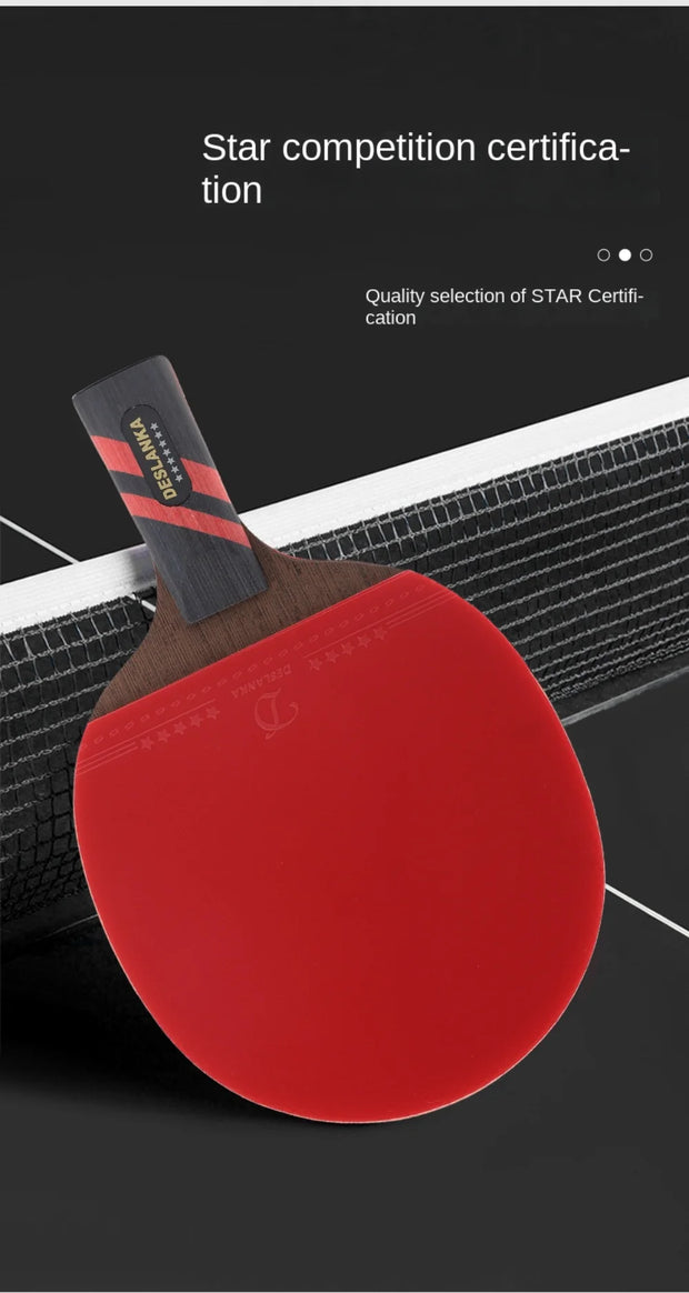 Table Tennis Racket Professional Single Racket 7-star 9-star Carbon Competition High Bounce Table Tennis Racket Ping Pong Paddle