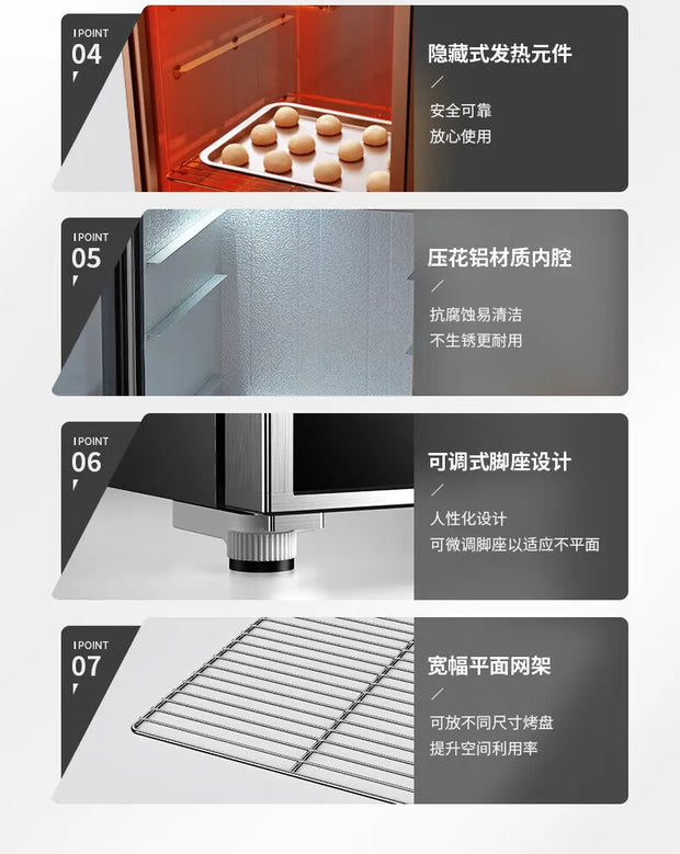 Couss-Cf570 Fermentation Box Household Small Transparent Removable 70 Liter Constant Temperature Bread Proofing Box