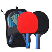 6 Star Table Tennis Racket 2PCS Professional Ping Pong Racket Set Pimples-in Rubber Hight Quality Blade Bat Paddle with Bag