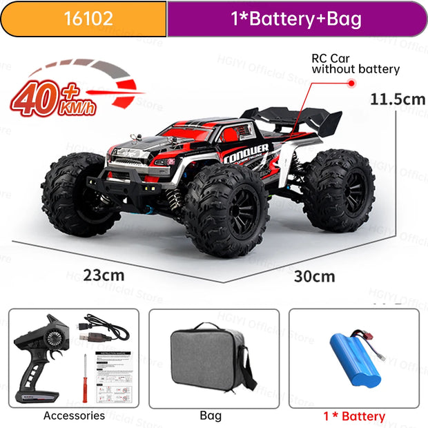 Teeggi 16101 /16102 PRO 1:16 70KM/H High Speed Drift Racing  SG116 MAX 4WD RC Car Off Road Car Monster Truck Toys For Kid Gift