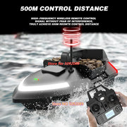 Smart 40 Points GPS Fishing Bait Boat GPS Auto Return RC Nesting Boat 2KG Loading 500M Distance Fixed Speed Cruise Bait Boat Toy