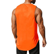 Men’s Quick Dry Gym Clothes Indoor Exercise and Fitness Printed Vest 6 Colors To Choose