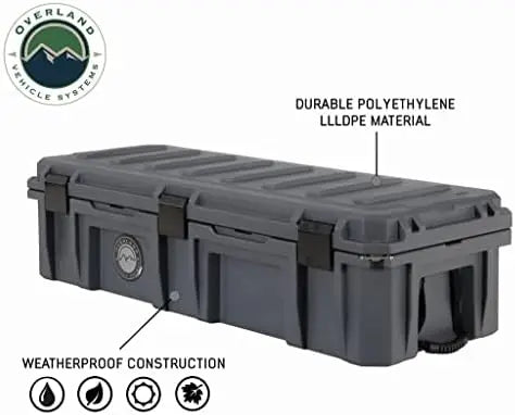 117 Quart Dry Storage Box, Overland Storage Case, Off Road Storage Case, Waterproof