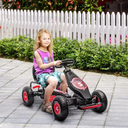 Kids Pedal Go Kart Ride-on Toy with Ergonomic Comfort, Pedal Car with Tough, Wear-Resistant Tread, Go Cart Kids Car for Boys & G