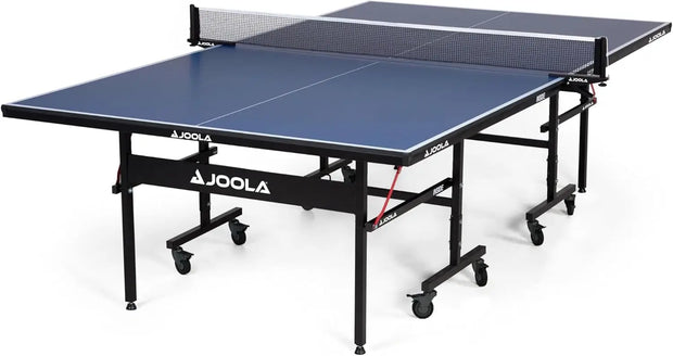 Inside - Professional MDF Indoor Table Tennis Table with Quick Clamp Ping Pong Net and Post Set - 10 Minute Easy Assembly