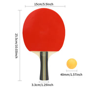 1 set of table tennis racket set, table tennis racket indoor and outdoor training set, sports equipment