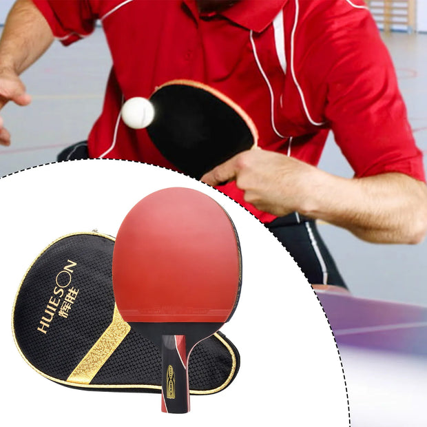 Ping Pong Paddle Hard Case Single Professional Training Carbon Table Tennis Bat Racket Ping Pong Paddle Table Tennis Rackets