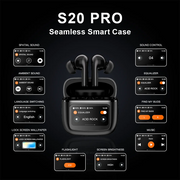 Beatfade S20 PRO Touch Screen ANC Wireless Earphones TWS Noise Cancelling Earbud Bluetoth 5.3 Support APP Long Battery life HiFi