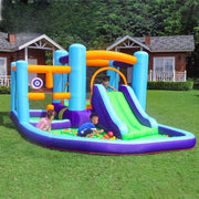 Inflatable Bounce House, Bouncer & Slide with Air Blower,Play House with Ball Pool,Inflatable Kids Slide,Jumping Castle