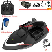 Smart 40 Points GPS Fishing Bait Boat GPS Auto Return RC Nesting Boat 2KG Loading 500M Distance Fixed Speed Cruise Bait Boat Toy