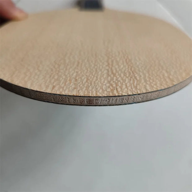 High Quality 5 Wood+2 Alc Table Tennis Racket Handmade 7-layer VIS Fan Alc Engraved Structure Base Plate