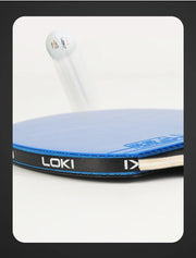 LOKI K5000 Table Tennis Racket Set 1pc/2pcs Home Entertainment Ping Pong Rackets with Blue Color Ping Pong Rubber