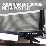 Rally TL - Professional MDF Indoor Table Tennis Table w/Quick Clamp Ping Pong Net & Post Set - 10 Minute Easy Assembly - C