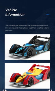 Cross-Border Exclusive F1 Drift RC Stunt Car - High-Speed with Water Spray, LED Lights, and Music, 2.4GHz Remote Control Toy for