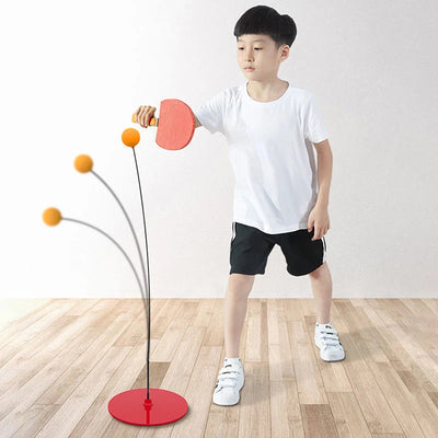 1Set Table Tennis Training Device Table Tennis Set Portable Parent-child Entertainment Fitness Training Home Eyesight Workout