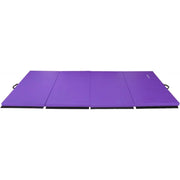 All Purpose 4'x8'x2" Extra Thick High Density Anti Tear Gymnastics Gym Folding Exercise Aerobics Mats, Multiple Colors Available