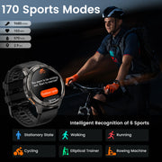 Original KOSPET TANK T3 Smart Watch For Men Military Smartwatch Women Digital Fitness Watches AMOLED AI Voice AOD Bluetooth