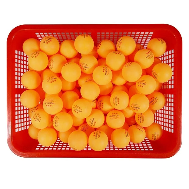 Huieson 30 50 100 English New Material Table Tennis Balls 3 Star 40+ ABS Plastic Ping Pong Balls Table Tennis Training Balls