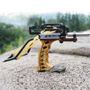 4-color Metal Laser Slingshot Hunting Fishing Professional Sling Shot Outdoor Hunting Shooting Sports Powerful Bow and Arrow