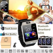 DZ09 Smart Watch Bluetooth Fitness Heart Rate Sport Monitor Live Waterproof Camera GPS SIM Card SD Memory 1.54" Touch Control