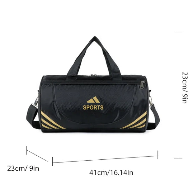 Waterproof Nylon Gym Bags Outdoor Yoga Sports Training Handbag Men Women Fitness Travel Storage Crossbody Sport Bags