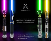 Anakin Lightsaber Proffie 2.2 Soundboard Smooth Swing Metal Handle With LED Strip Blade SD Card Skywalker Replica Cosplay Toys